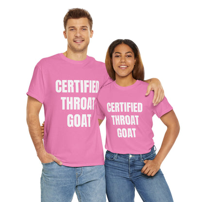 CERTIFIED THROAT GOAT T-SHIRT