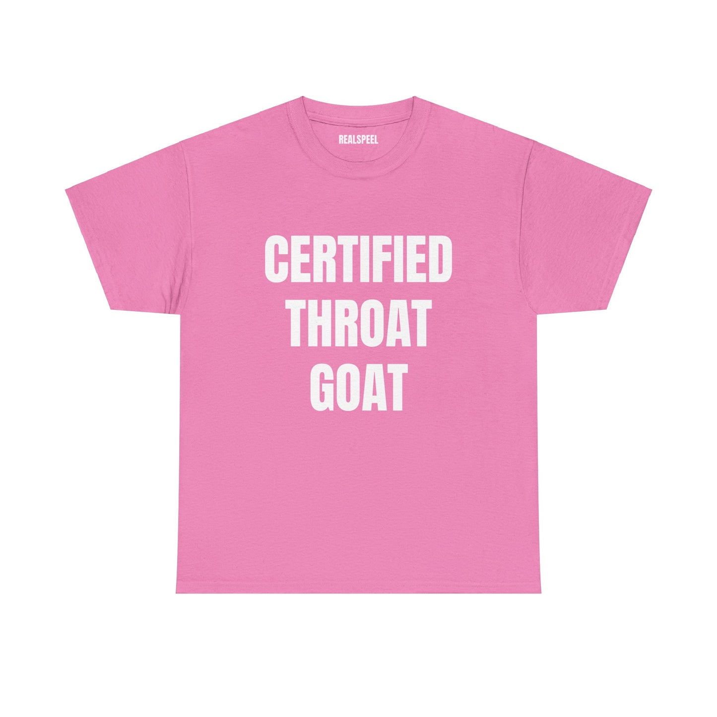 CERTIFIED THROAT GOAT T-SHIRT