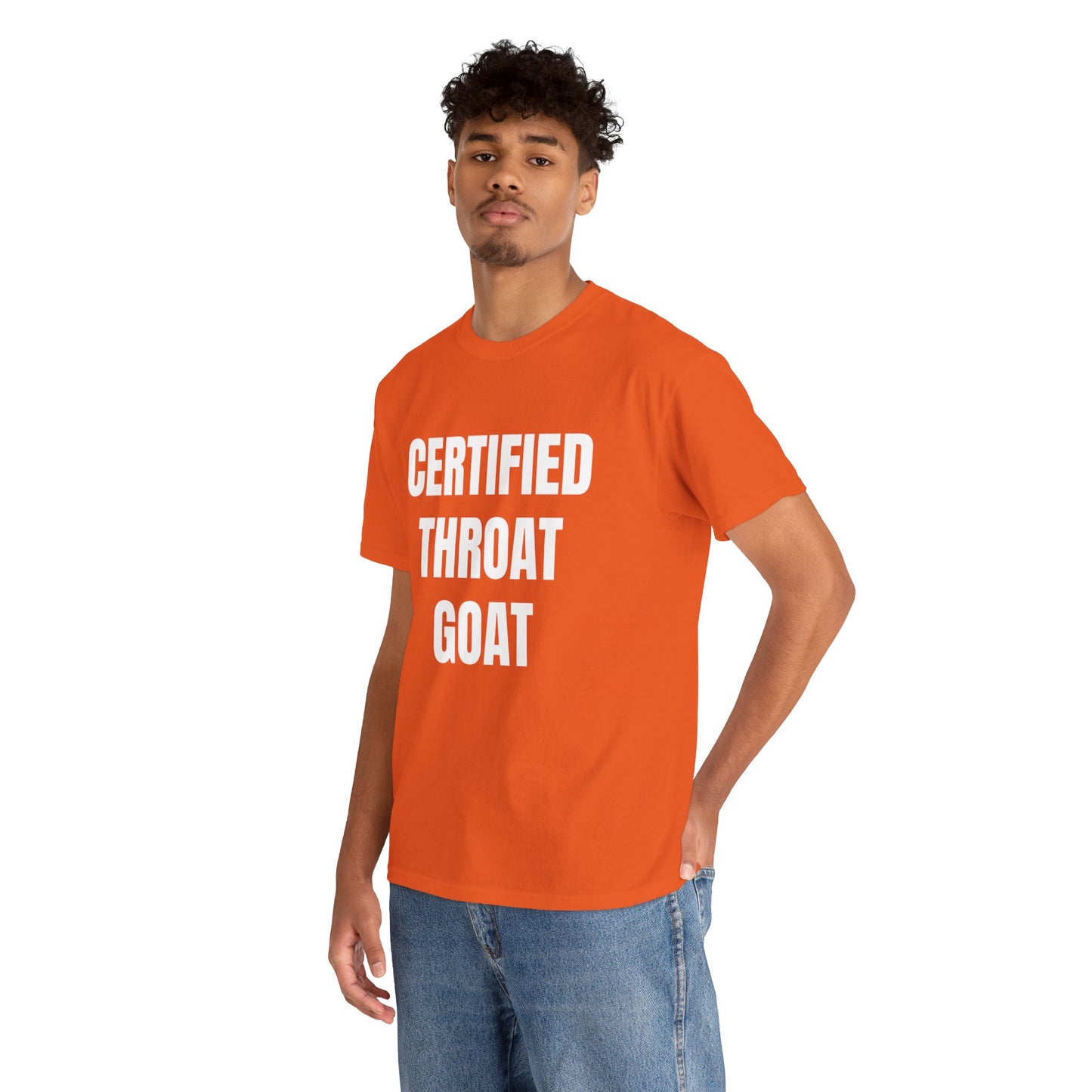 CERTIFIED THROAT GOAT T-SHIRT