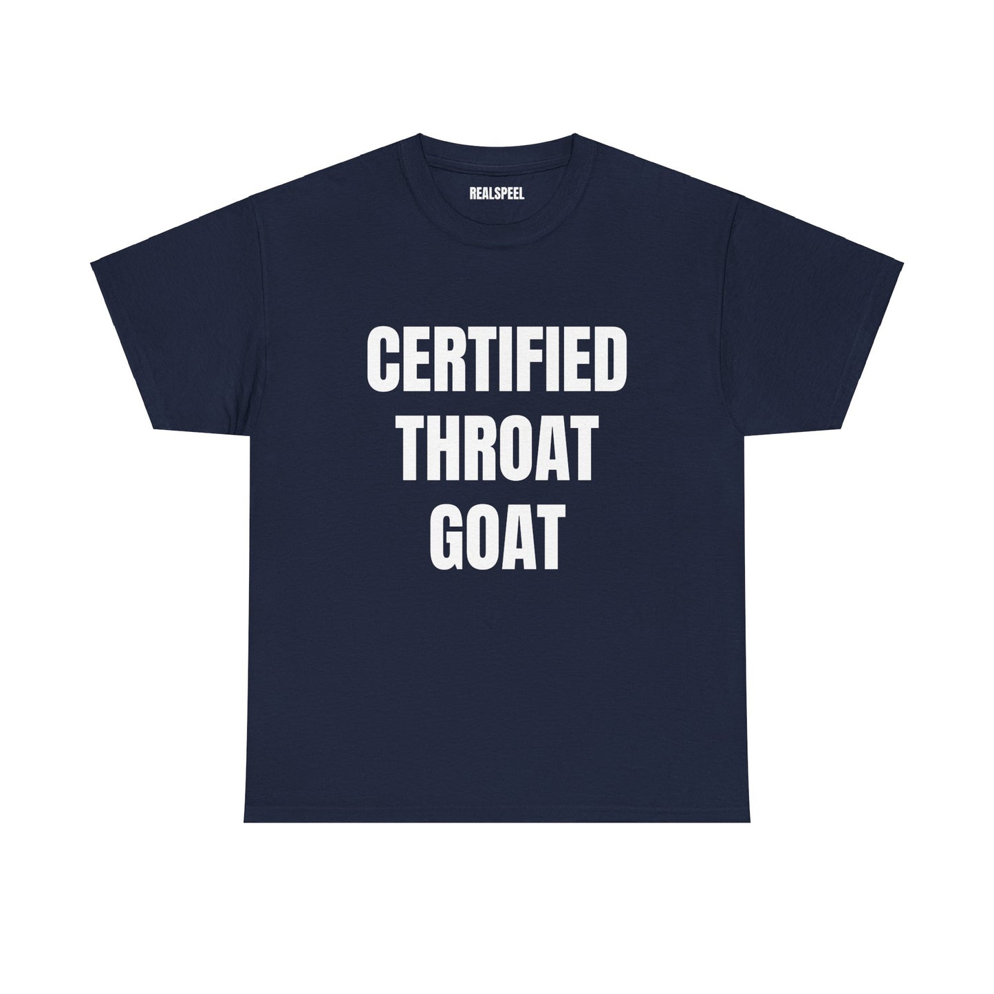 CERTIFIED THROAT GOAT T-SHIRT