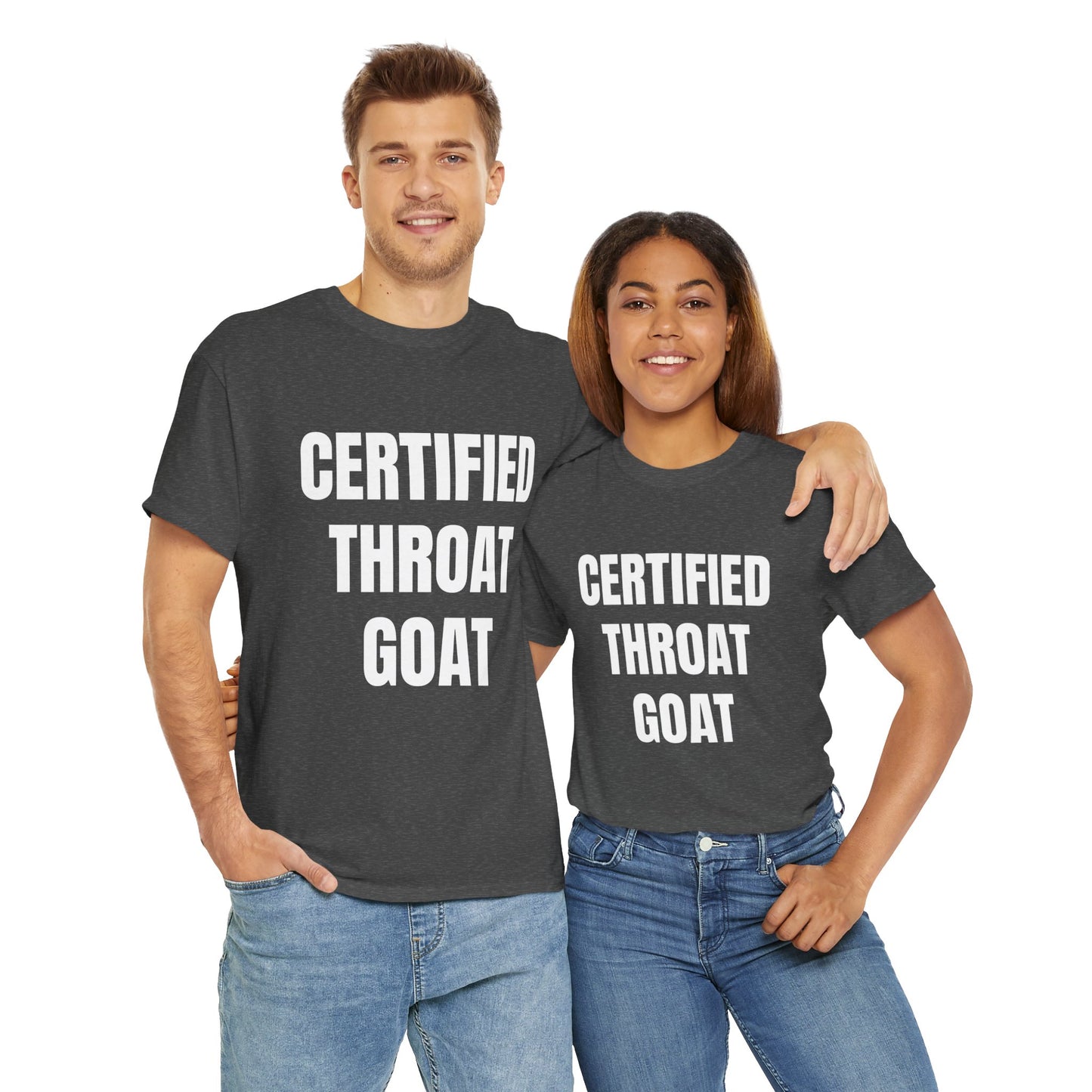 CERTIFIED THROAT GOAT T-SHIRT