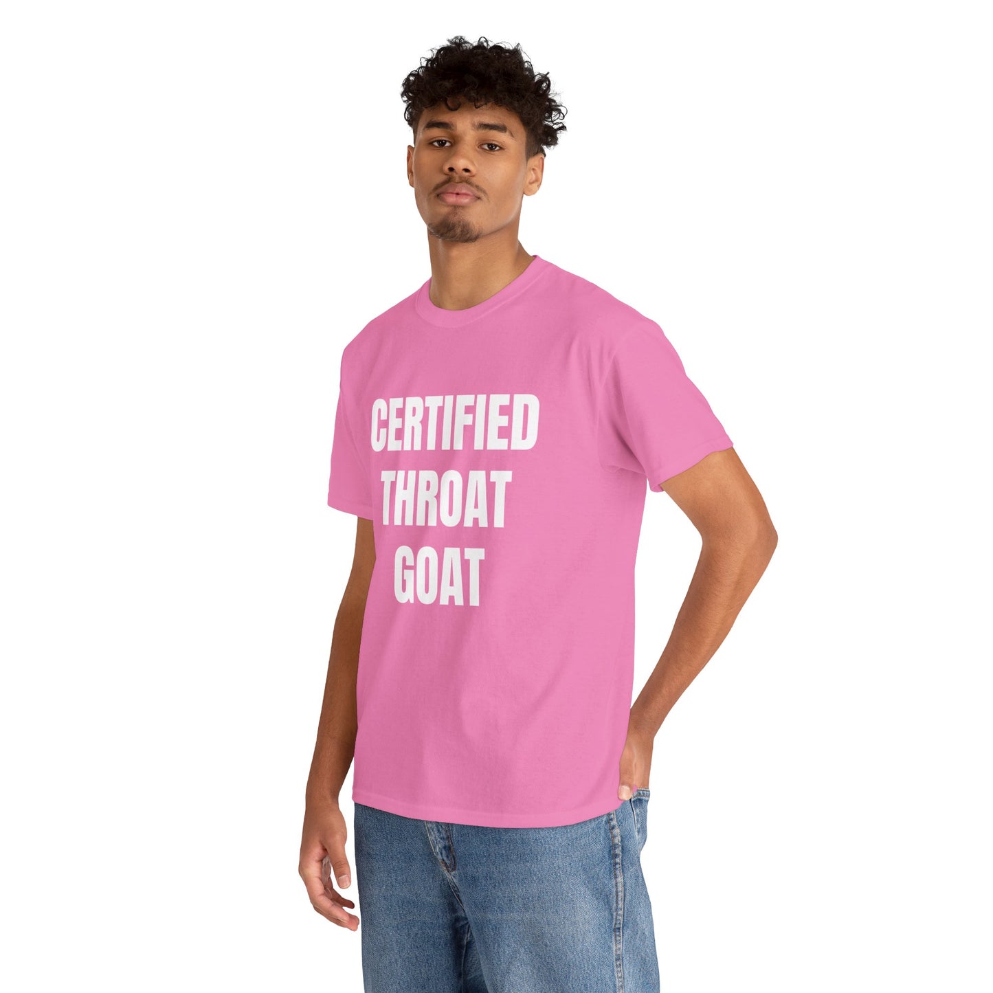 CERTIFIED THROAT GOAT T-SHIRT