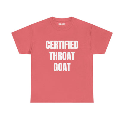 CERTIFIED THROAT GOAT T-SHIRT