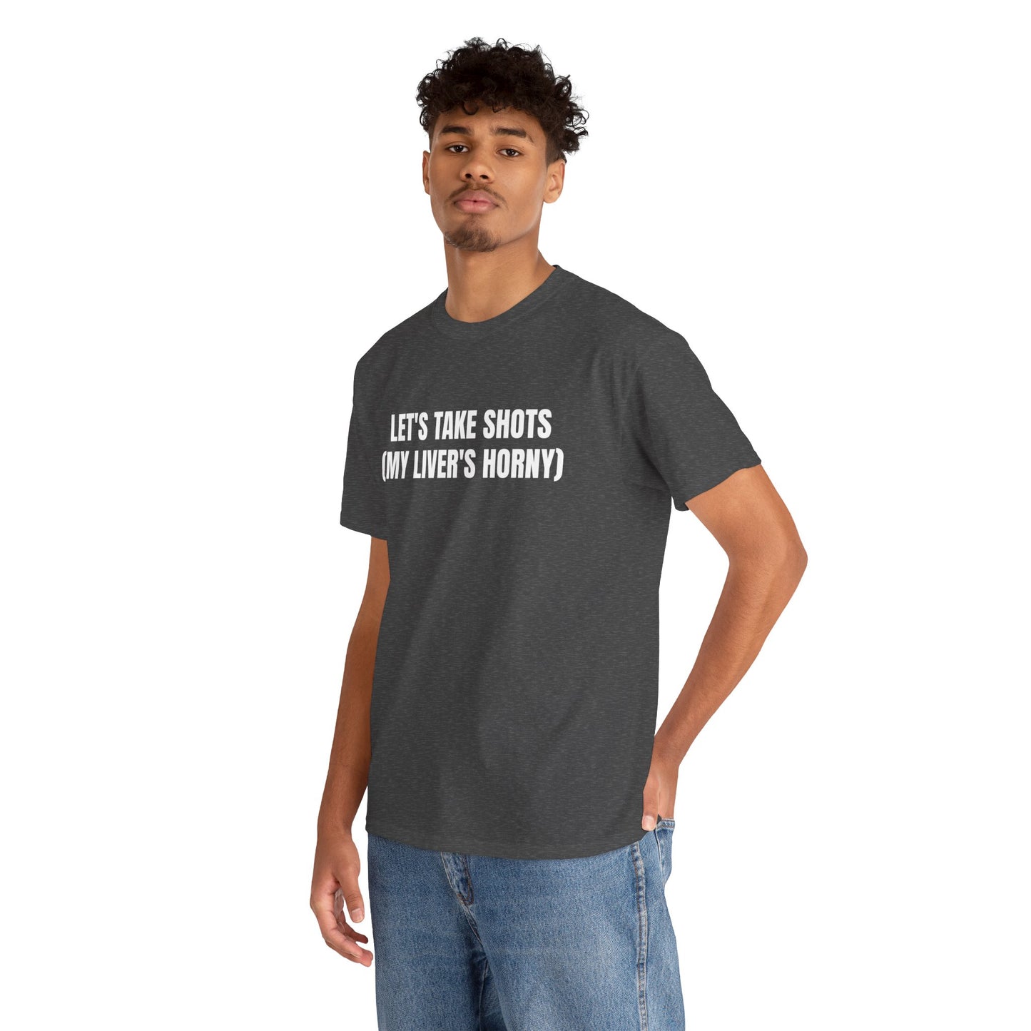 LET'S TAKE SHOTS T-SHIRT