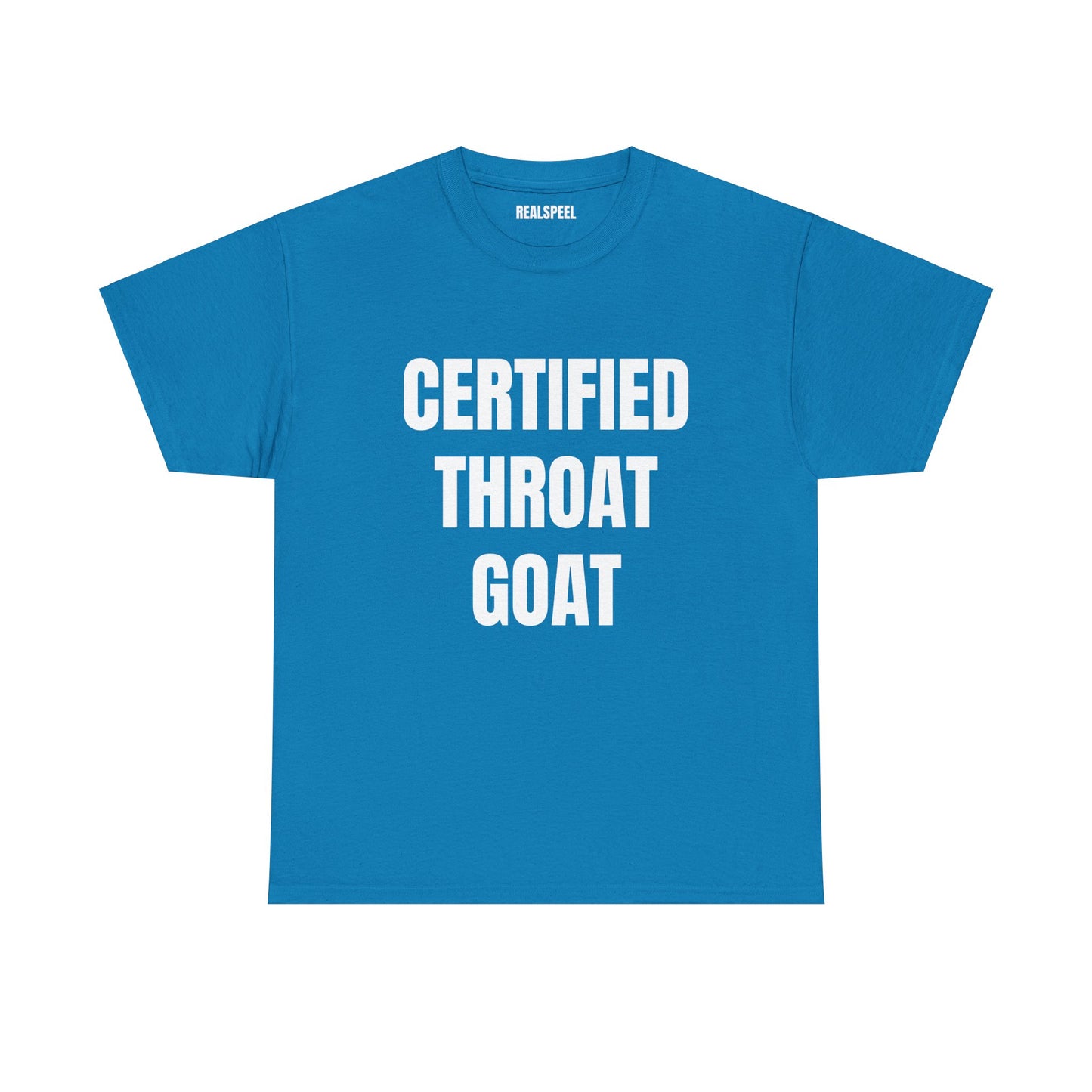 CERTIFIED THROAT GOAT T-SHIRT