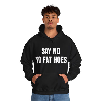 SAY NO TO FAT HOES HOODIE