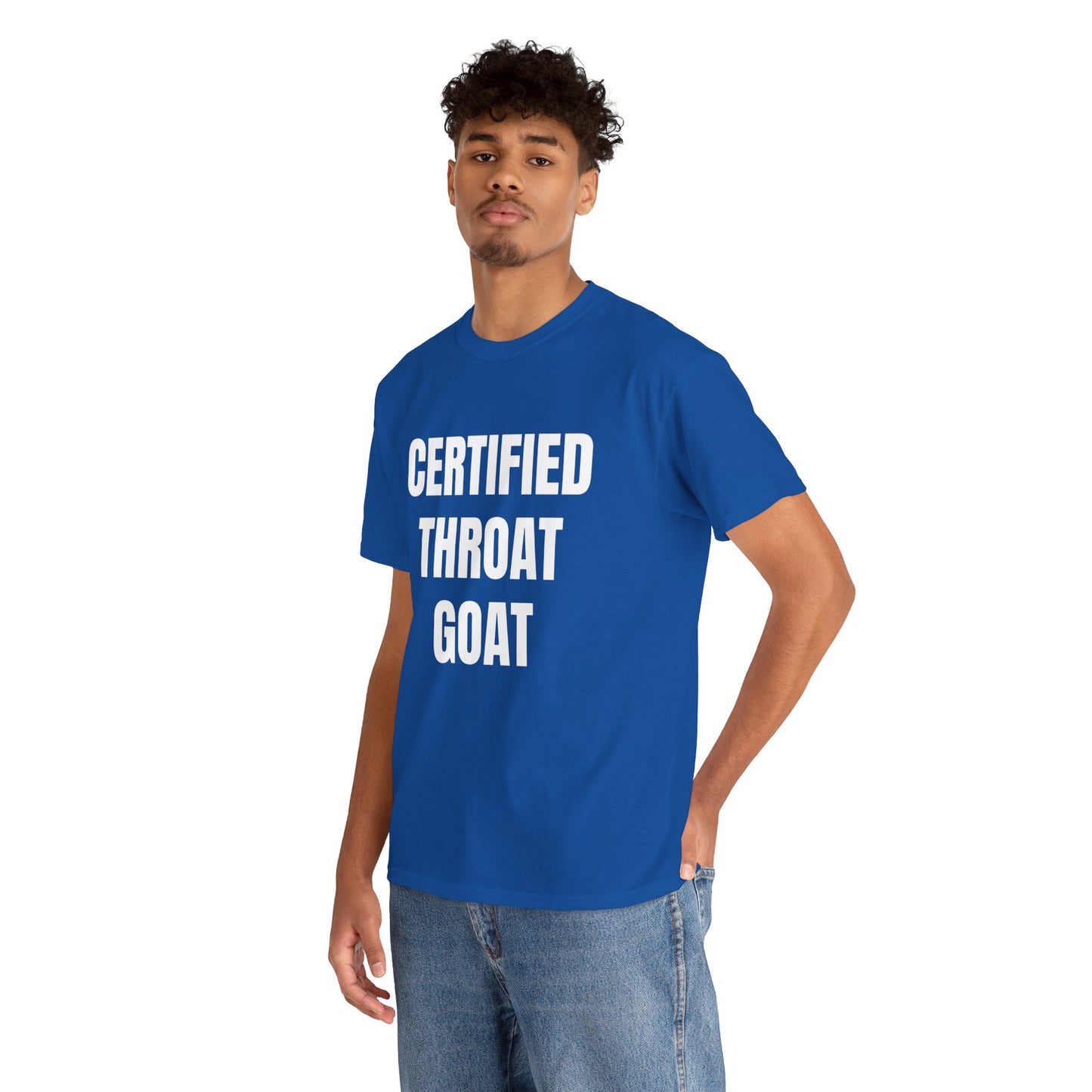 CERTIFIED THROAT GOAT T-SHIRT