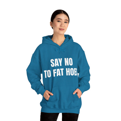 SAY NO TO FAT HOES HOODIE