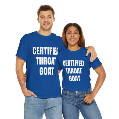 CERTIFIED THROAT GOAT T-SHIRT