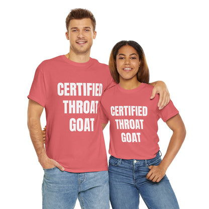 CERTIFIED THROAT GOAT T-SHIRT