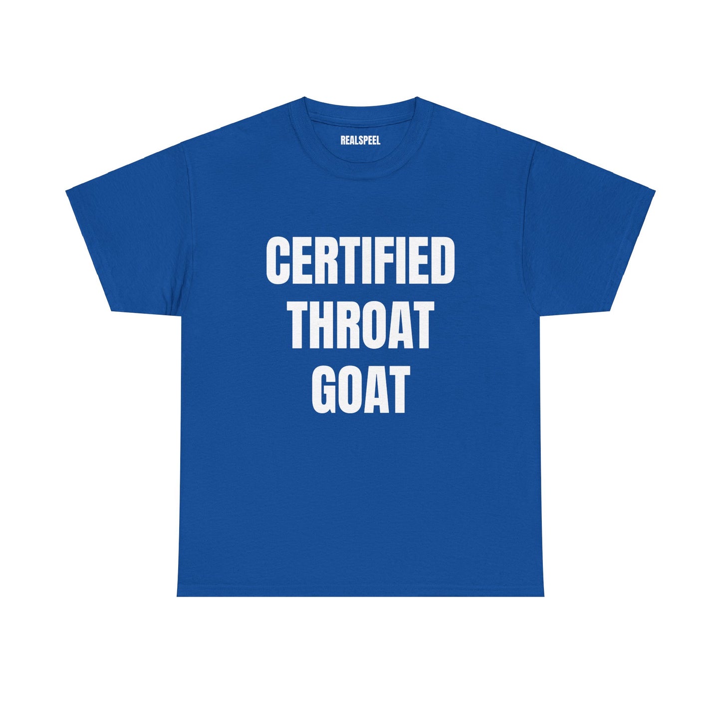 CERTIFIED THROAT GOAT T-SHIRT