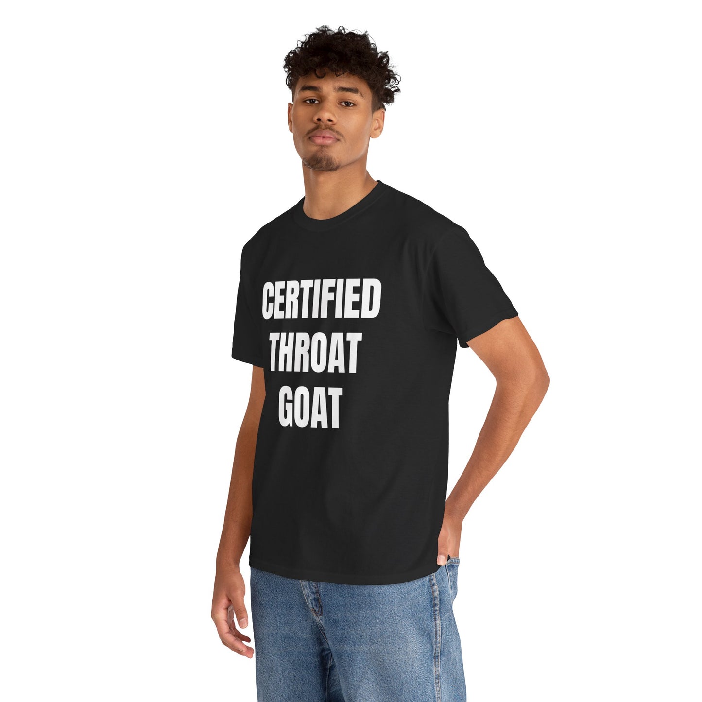 CERTIFIED THROAT GOAT T-SHIRT