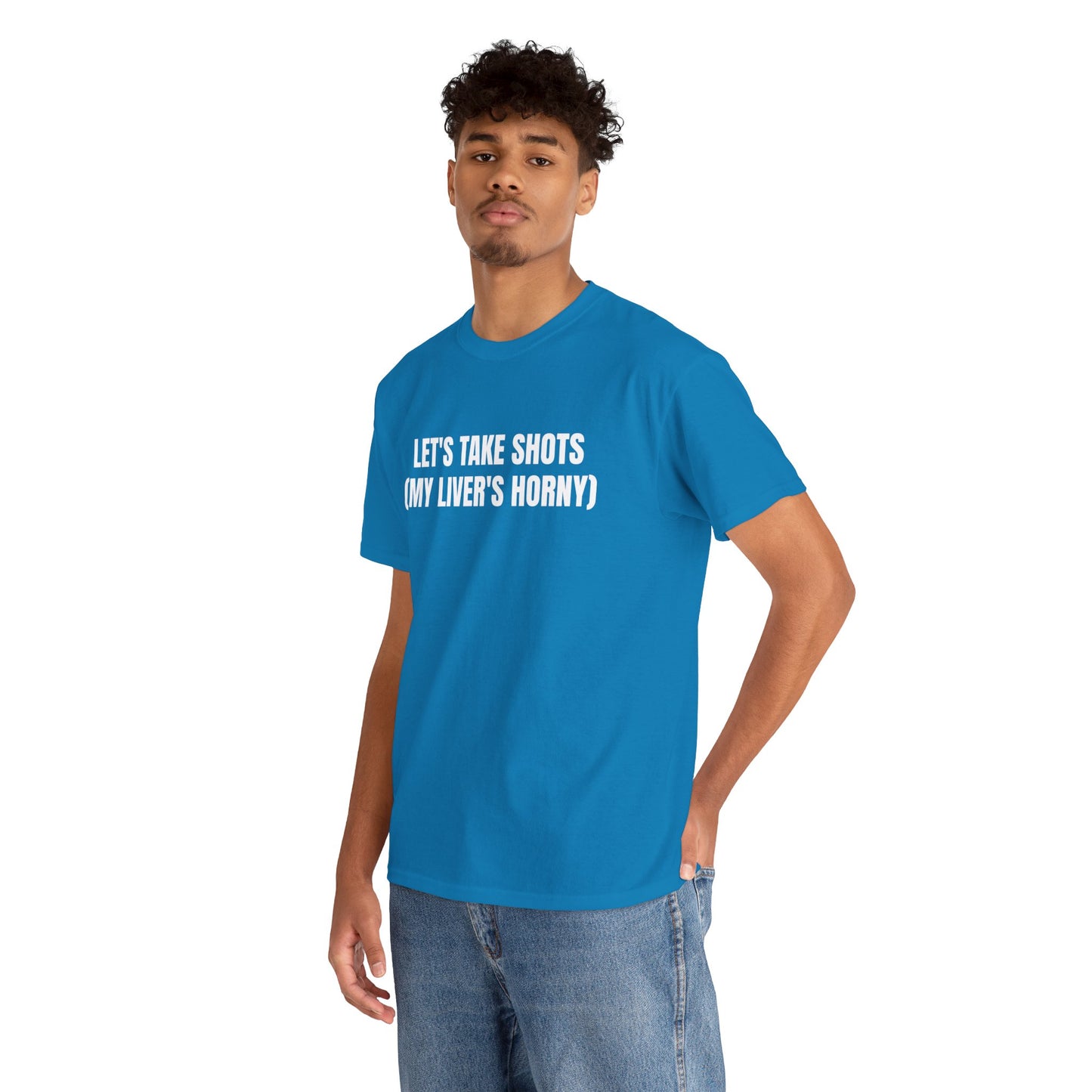 LET'S TAKE SHOTS T-SHIRT