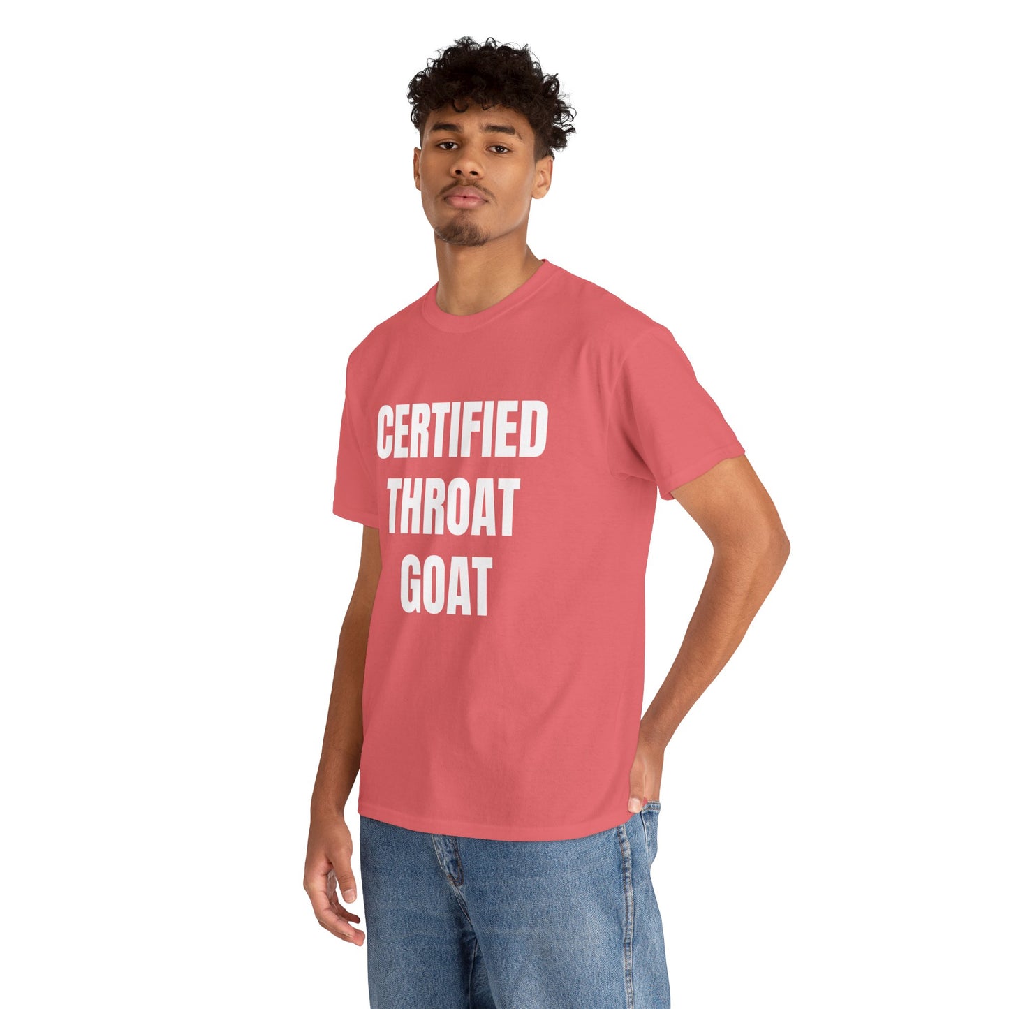 CERTIFIED THROAT GOAT T-SHIRT