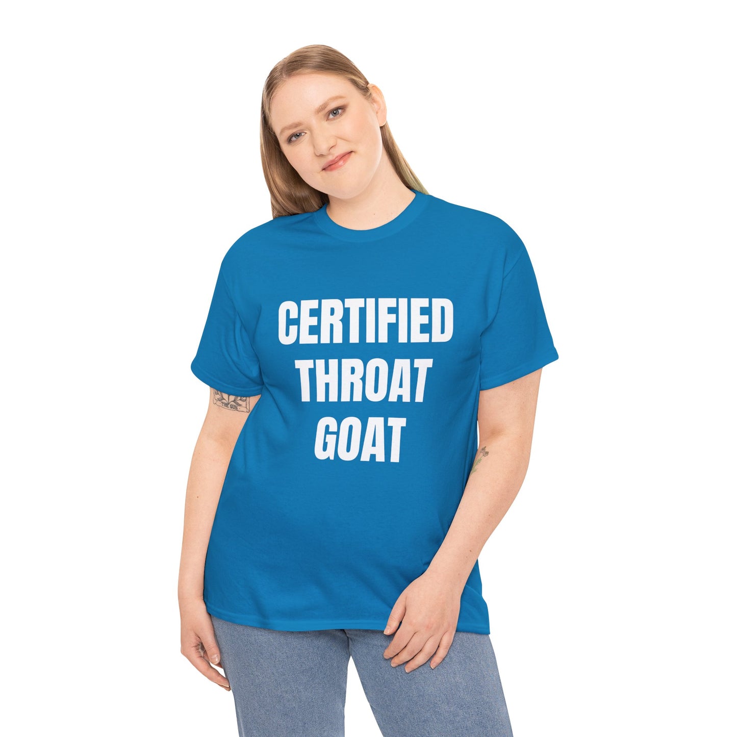 CERTIFIED THROAT GOAT T-SHIRT