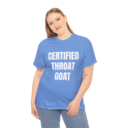 CERTIFIED THROAT GOAT T-SHIRT