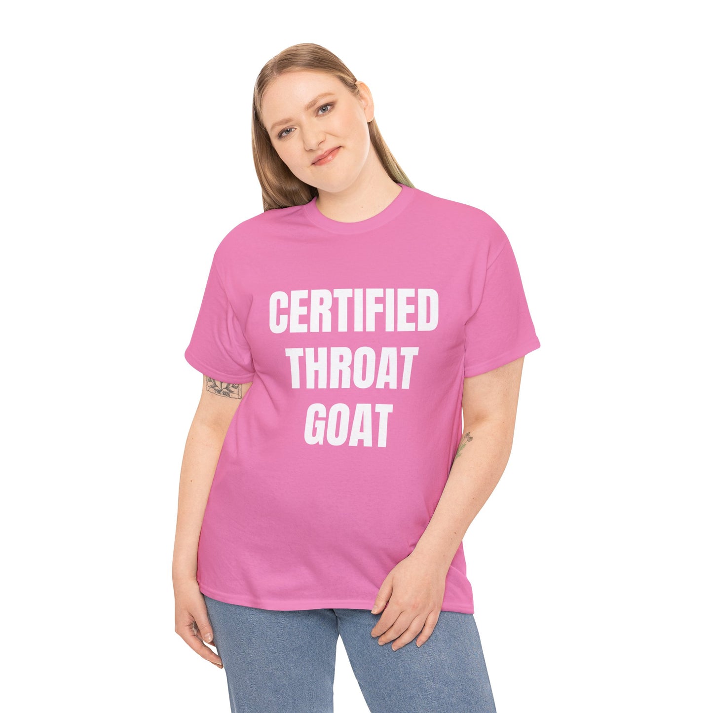 CERTIFIED THROAT GOAT T-SHIRT