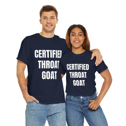 CERTIFIED THROAT GOAT T-SHIRT